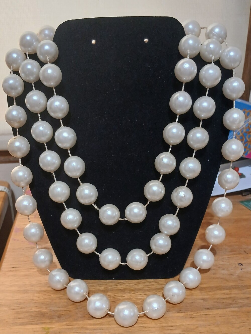 Classic Pearl Strand Necklace - White Pearls